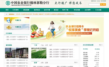 南通网站建设公司黑羽网络签约 [中国农业银行]